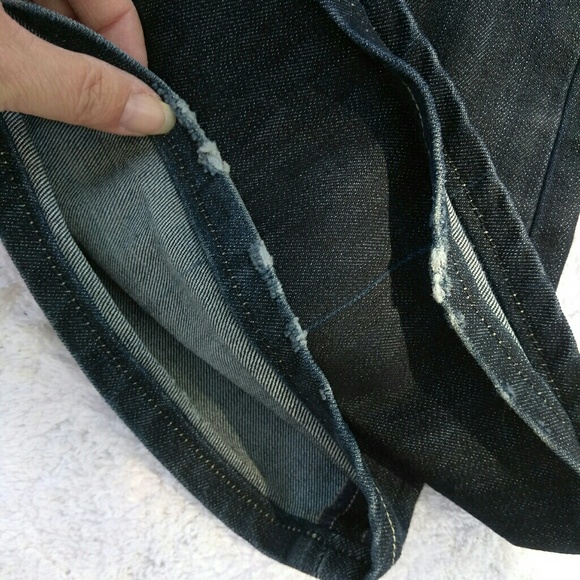 Paige laurel canyon dark wash flare leg jeans - Picture 6 of 6